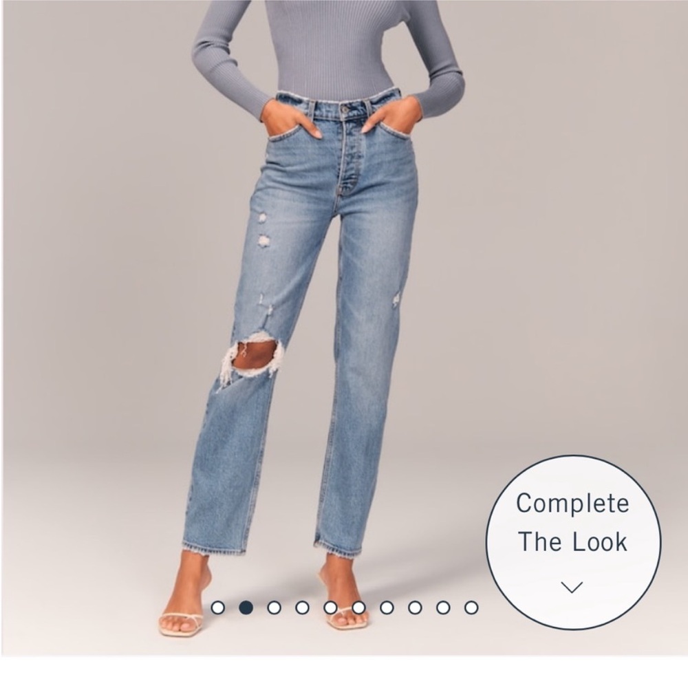 Abercrombie High-Rise Dad Jean